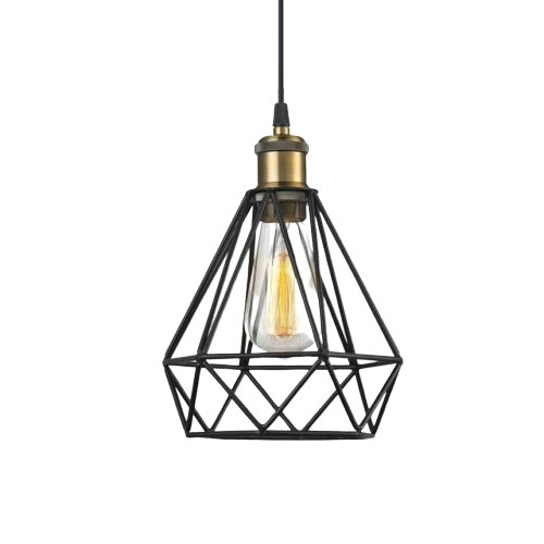 Suspension Vintage<br> Simple Noir - Louise Vintage