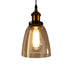Suspension Vintage<br> Verre Fumé 14 cm - Louise Vintage
