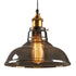 Suspension Vintage<br> Verre Gris 28 cm - Louise Vintage