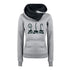 Sweat Vintage à Capuche Gris - Louise Vintage