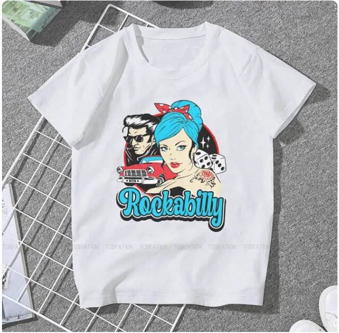 T Shirt Rétro Femme Pin Up Rose - Louise Vintage