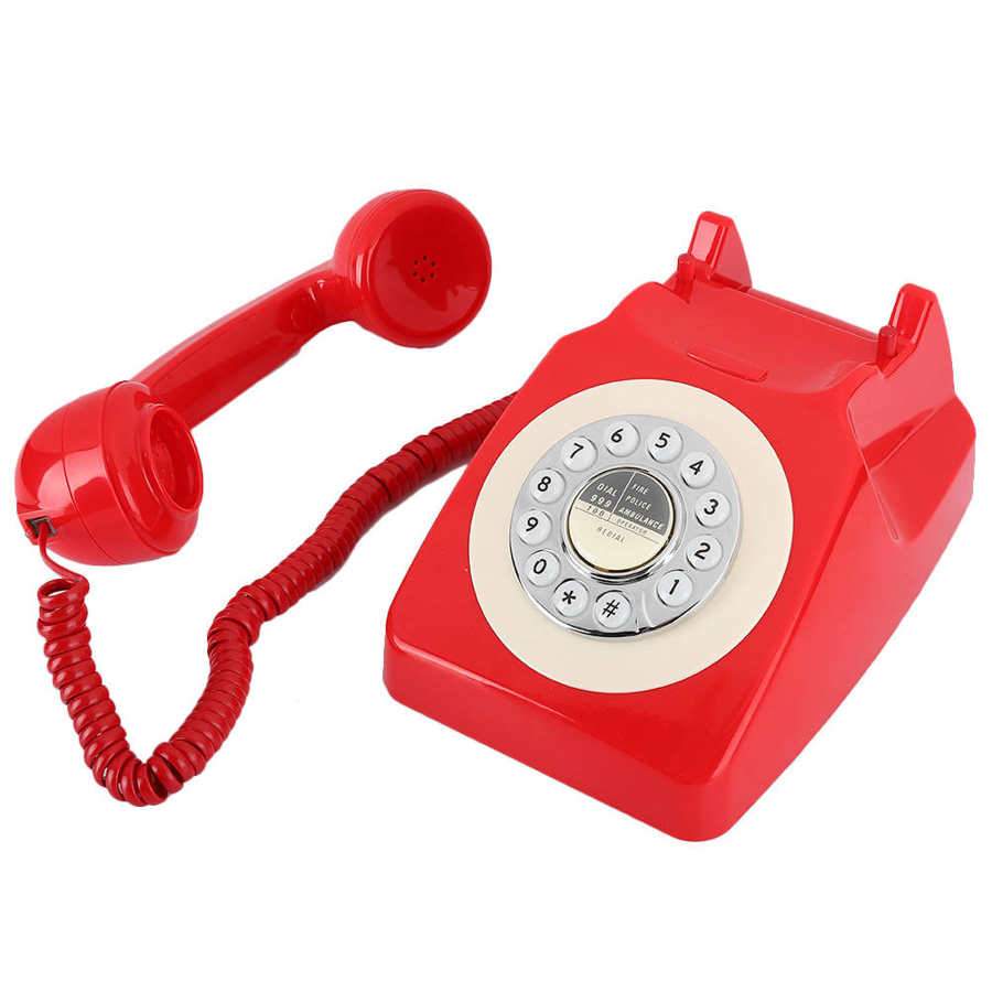 Téléphone Vintage Compatible Box Rouge - Louise Vintage