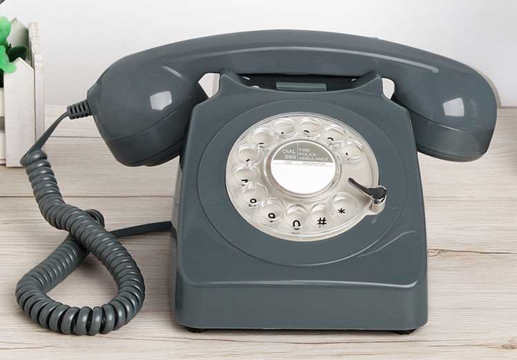 Téléphone Vintage<br> Gris - Louise Vintage
