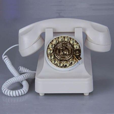 Téléphone Vintage<br> Luxe Blanc - Louise Vintage