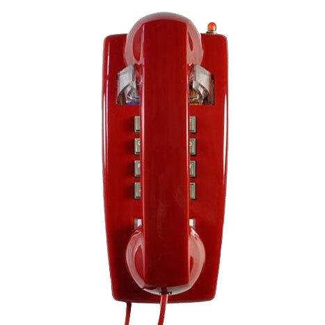 Téléphone Vintage<br> Mural Rouge - Louise Vintage