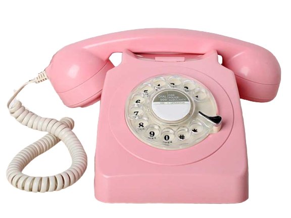 Téléphone Vintage&lt;br&gt; Rose - Louise Vintage