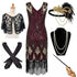 Tenue Années 20 Bordeaux (Avec Accéssoires) - Louise Vintage