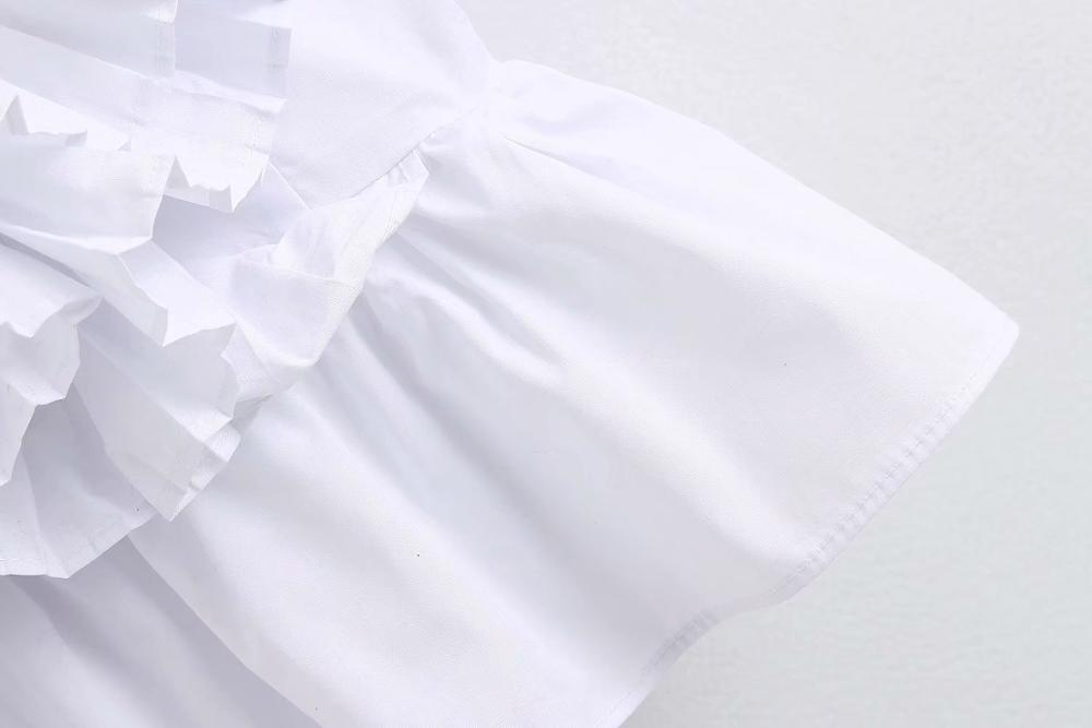 Top Vintage Blanc Col V - Louise Vintage