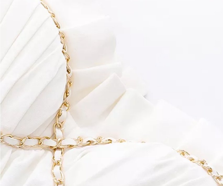 Top Vintage Blanc Dos Nu - Louise Vintage