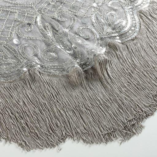 Top Vintage Châle Années 20 Argent - Louise Vintage