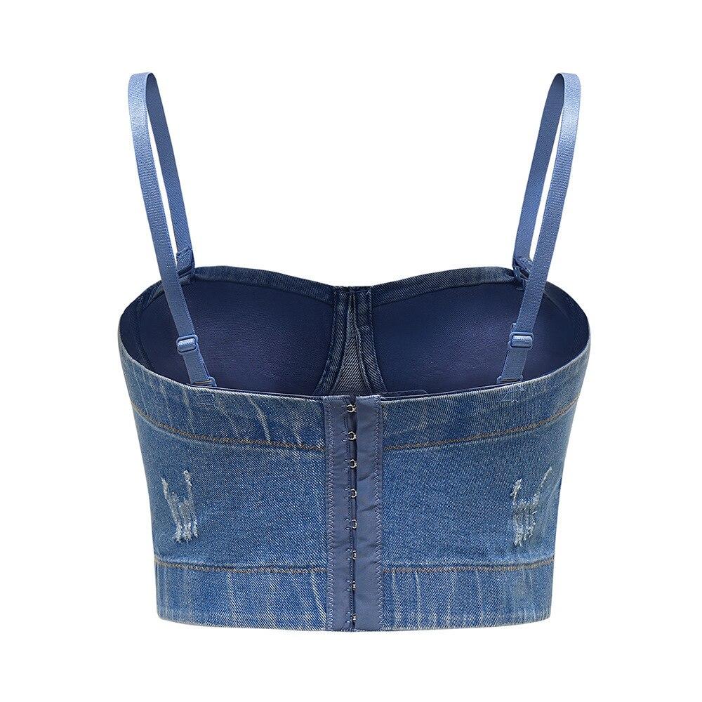 Top Vintage Jeans Usé - Louise Vintage