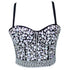 Top Vintage Noir Strass et Perles - Louise Vintage