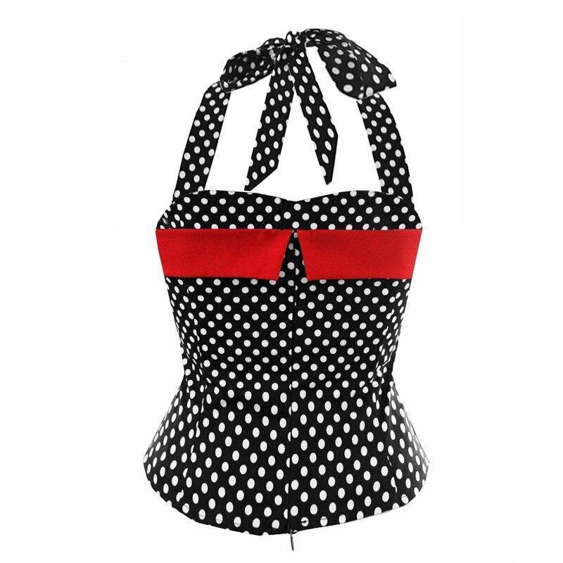 Top Vintage Pin Up Noir - Louise Vintage