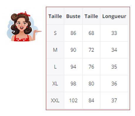 Top Vintage Pin Up Noir - Louise Vintage