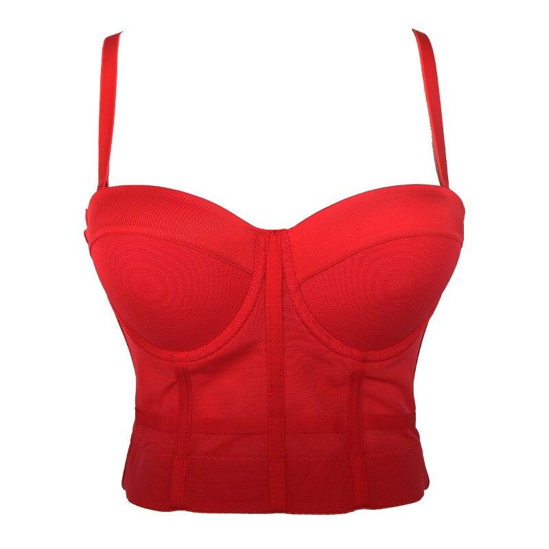 Top Vintage Rouge Bustier - Louise Vintage