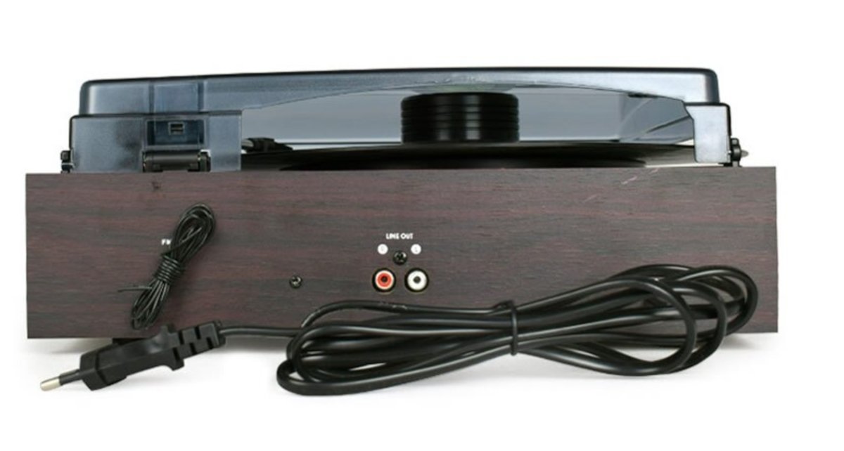 Tourne Disque Vintage Bois - Louise Vintage