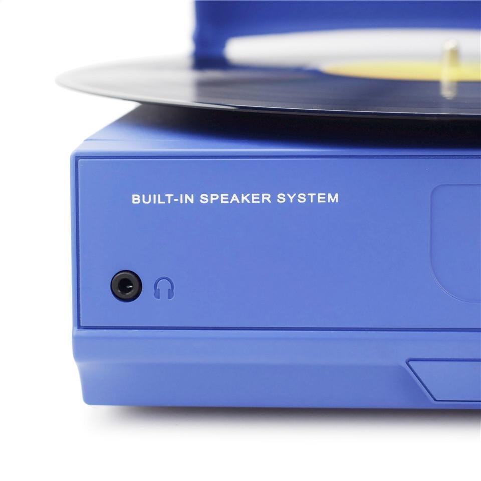 Tourne Disque<br> Vintage Bleu - Louise Vintage