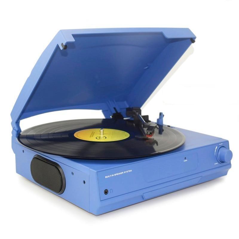 Tourne Disque<br> Vintage Bleu - Louise Vintage