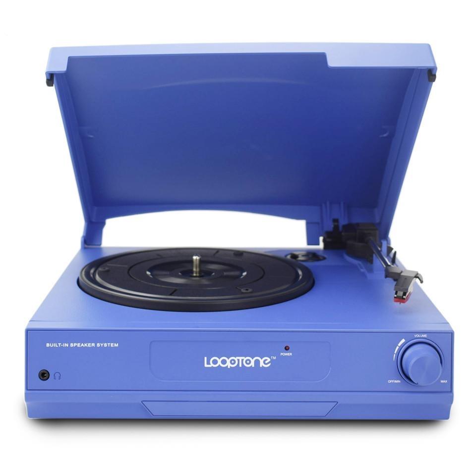 Tourne Disque<br> Vintage Bleu - Louise Vintage