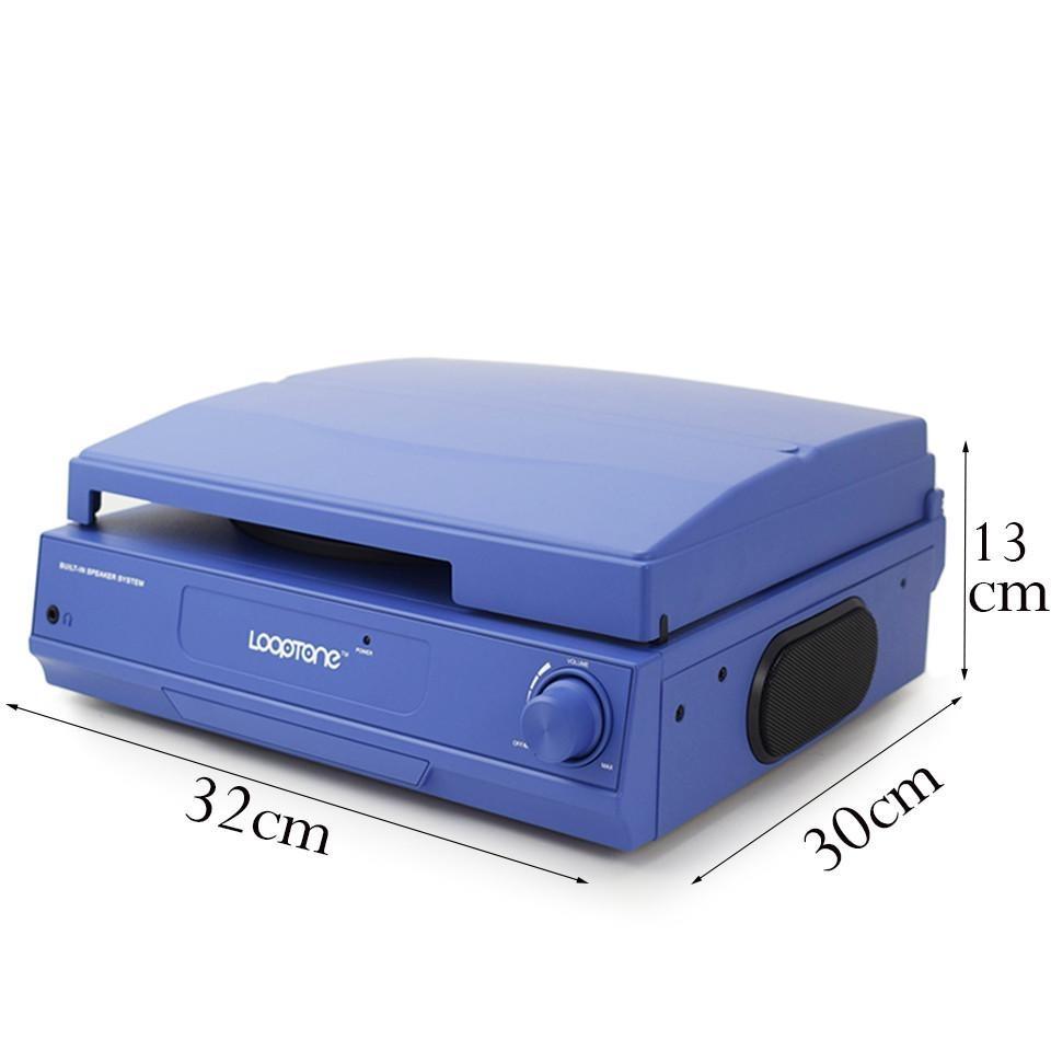 Tourne Disque<br> Vintage Bleu - Louise Vintage