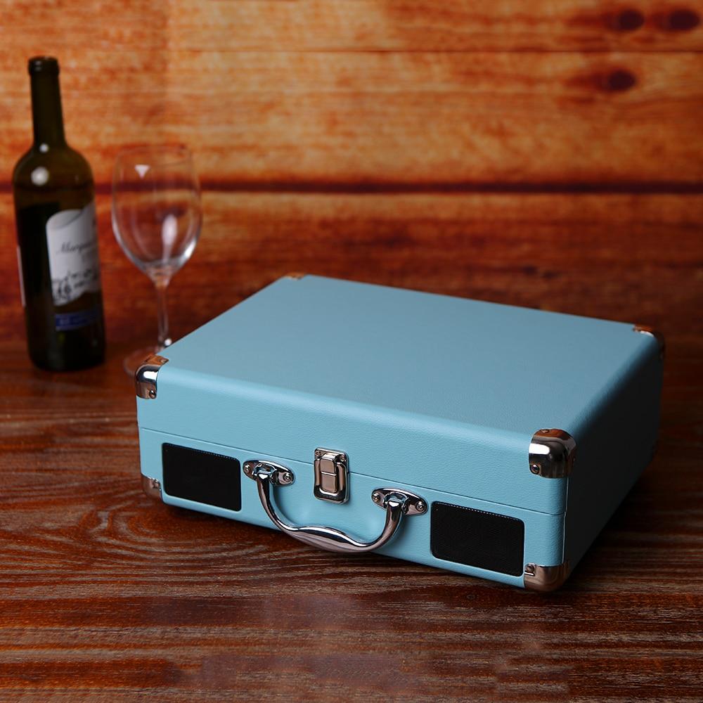 Tourne Disque<br> Vintage Valise Bleu - Louise Vintage