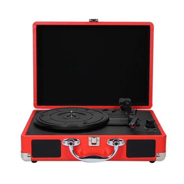 Tourne Disque<br> Vintage Valise Rouge - Louise Vintage