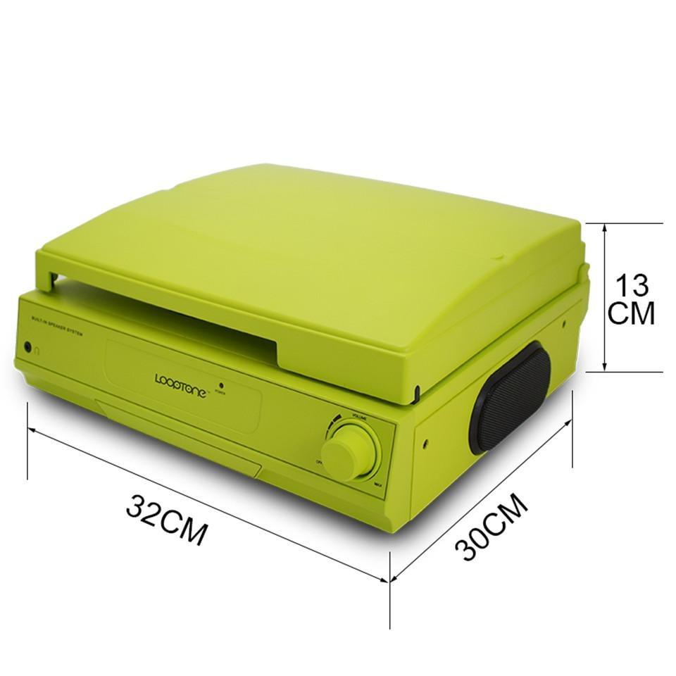 Tourne Disque<br> Vintage Vert - Louise Vintage