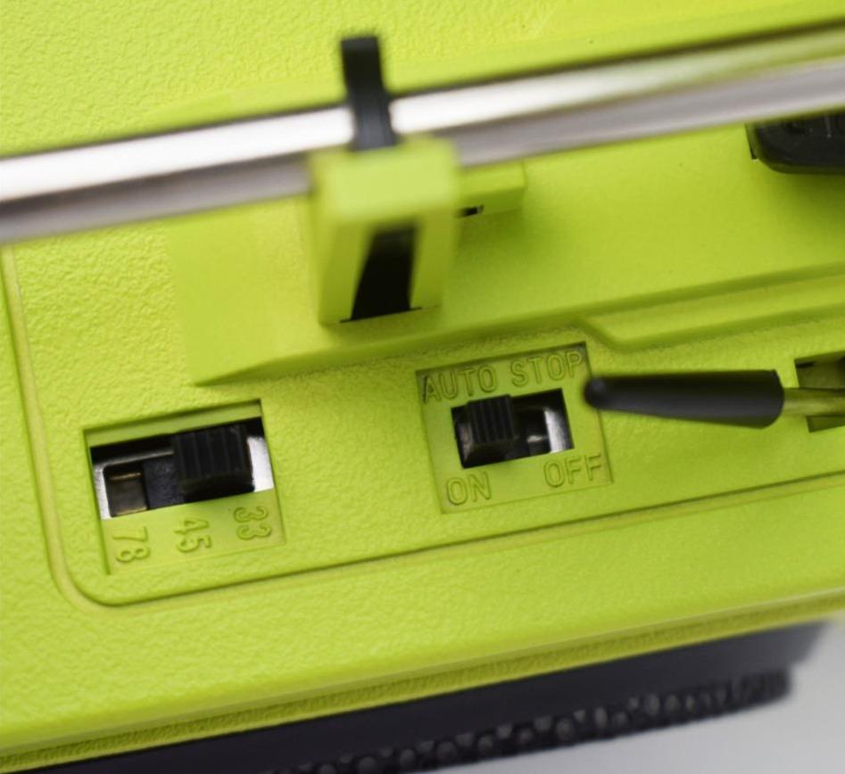 Tourne Disque<br> Vintage Vert - Louise Vintage