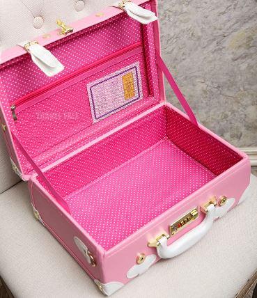 Valise Vintage Cabine Rose Blanc - Louise Vintage