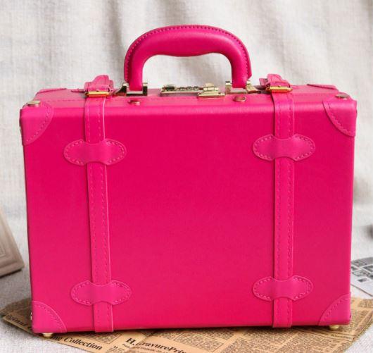 Valise Vintage Cabine Rose Bonbon - Louise Vintage