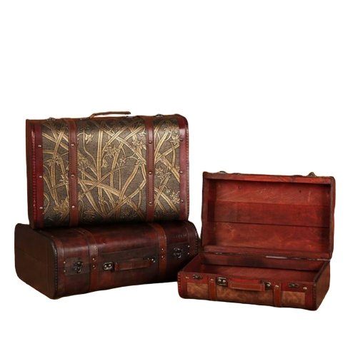 Valise Vintage<br> Déco Globe - Louise Vintage