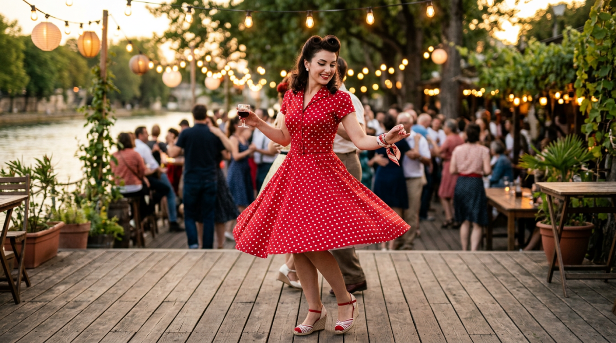 Guinguette Chic : Nos 10 Idées de Tenues Rétro & Pin-up pour un Été Festif ! - Louise Vintage