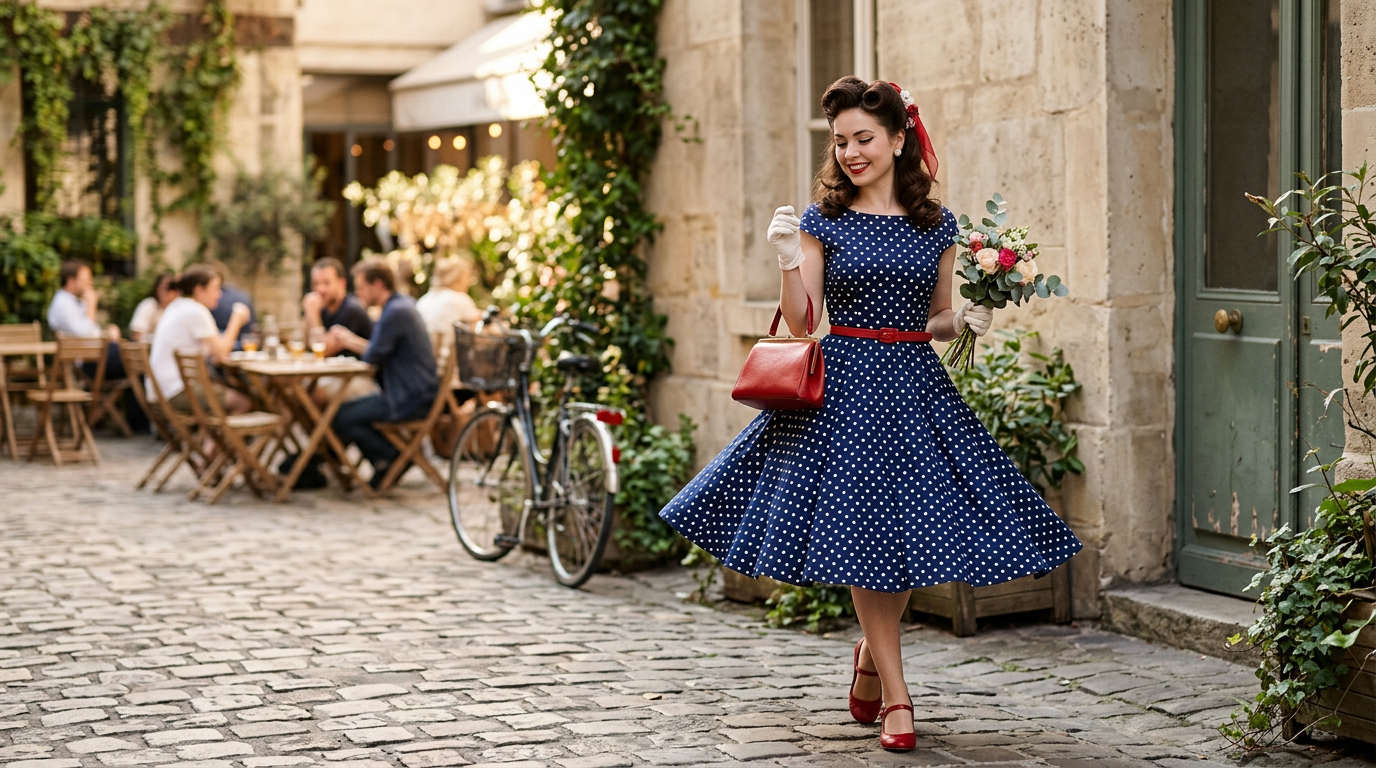 Sublimez votre robe style ancien: 10 idées de looks uniques & intemporels (Façon Pin-up Rétro)