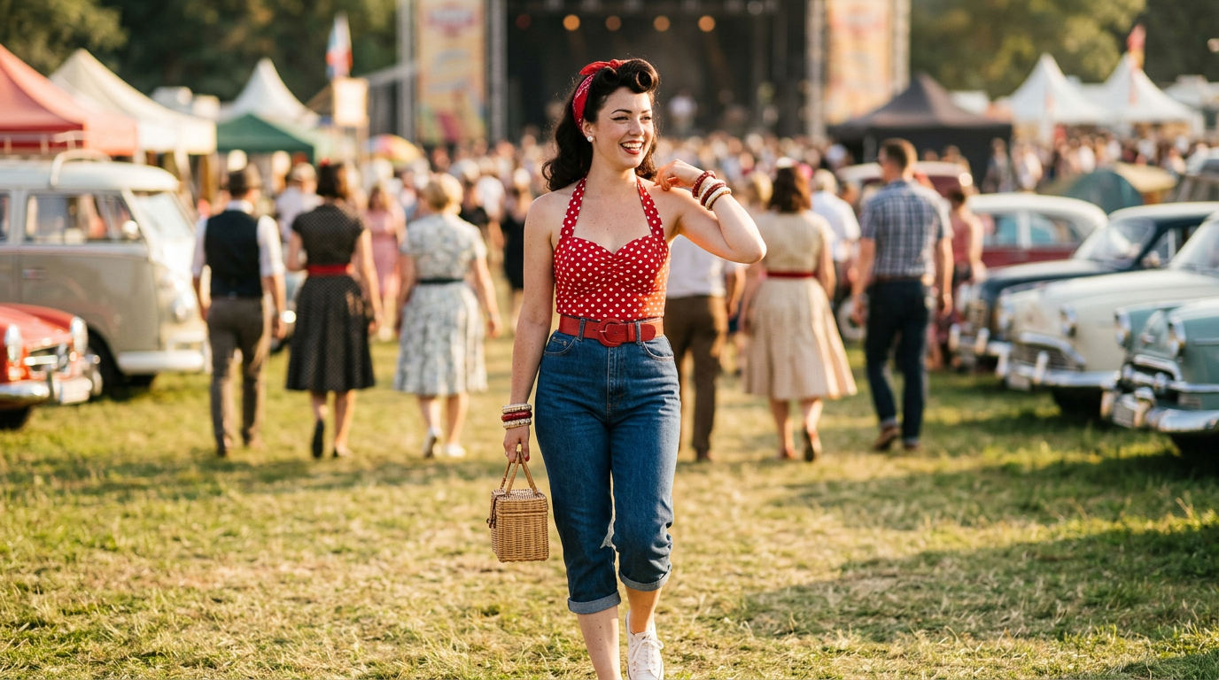 Festival Vintage : Nos Idées de Tenues Rétro pour un Look Inoubliable