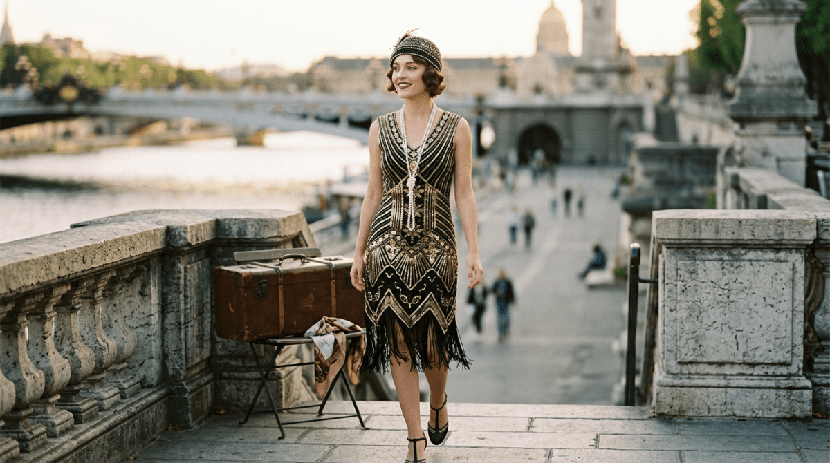 Plongez dans le Charleston : Le Guide Ultime de la Robe Vintage Années 20 Style Gatsby - Louise Vintage