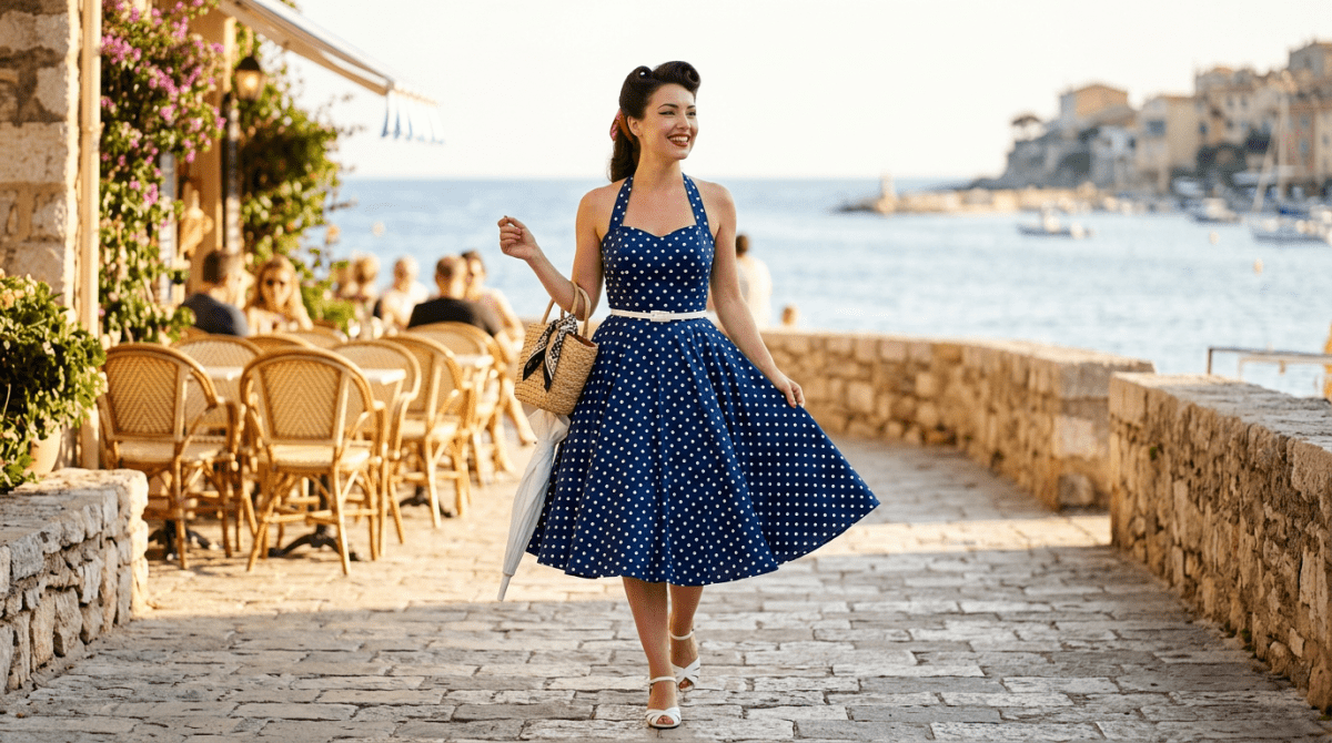 Robe Vintage Été : L'Élégance Rétro et la Fraîcheur Pin-Up sous le Soleil - Louise Vintage