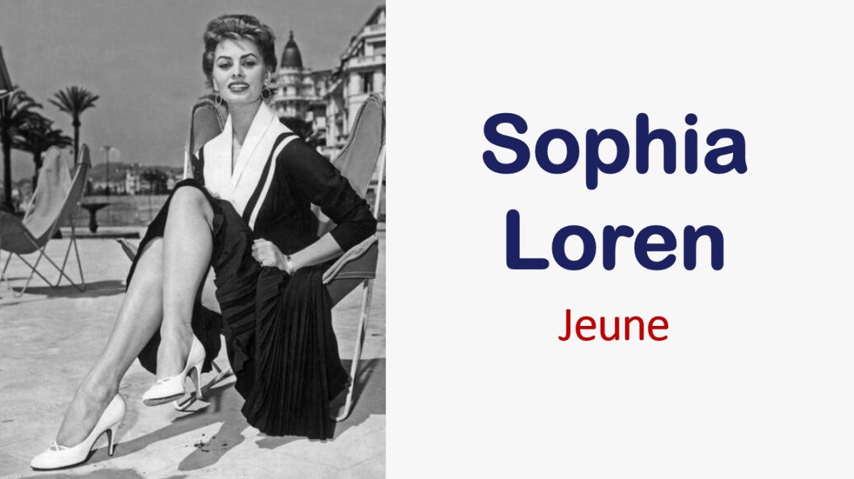 Sophia Loren Jeune - Louise Vintage