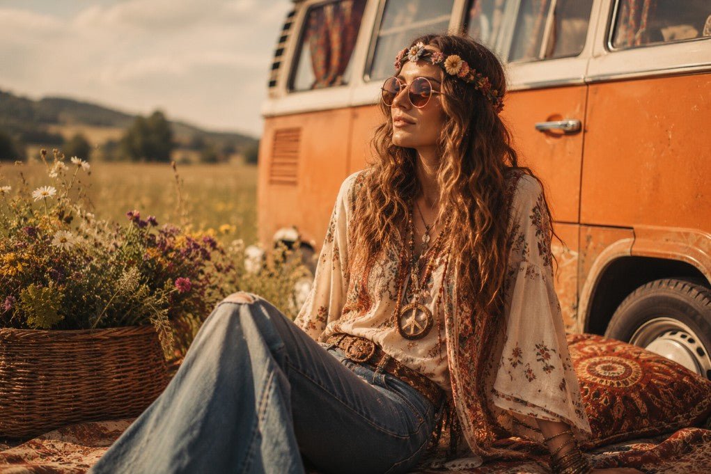 Voyage au Cœur de la Mode Hippie : De Woodstock à Louise Vintage - Louise Vintage
