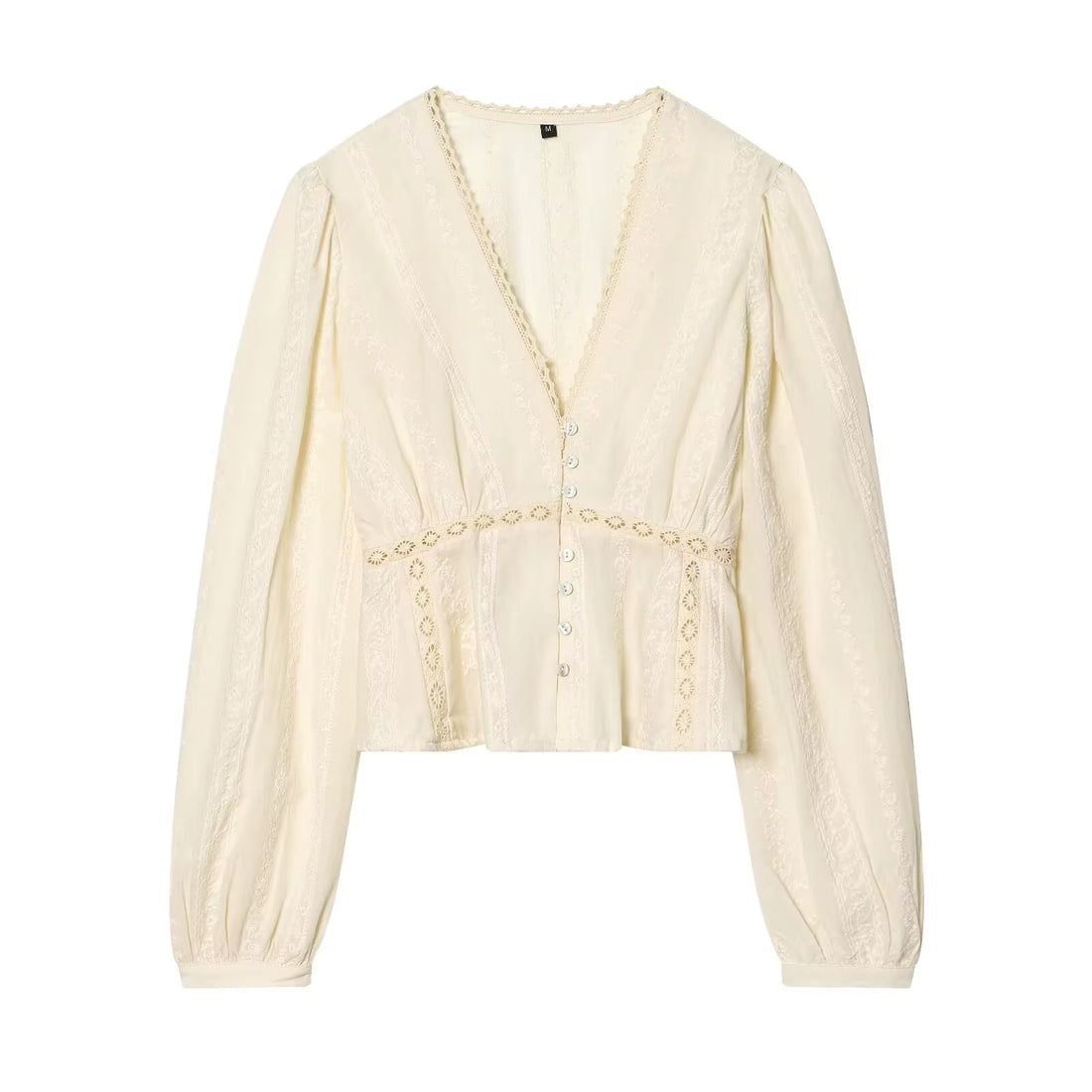 Top Vintage Années 30 Beige