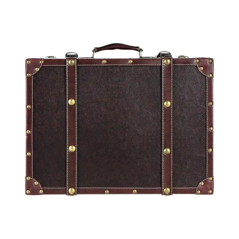 Valise Vintage Déco Cuir