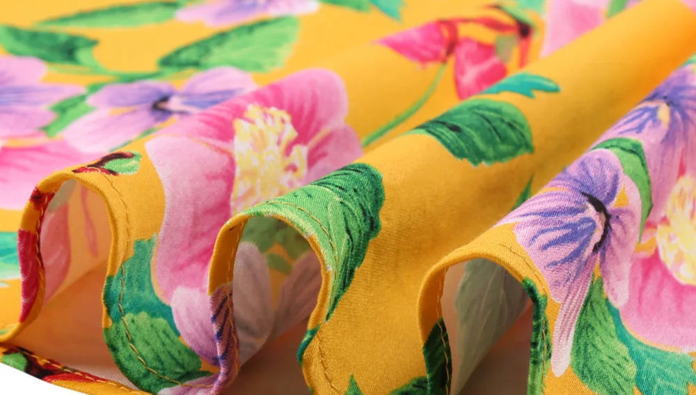 Mini Jupe Vintage Jaune