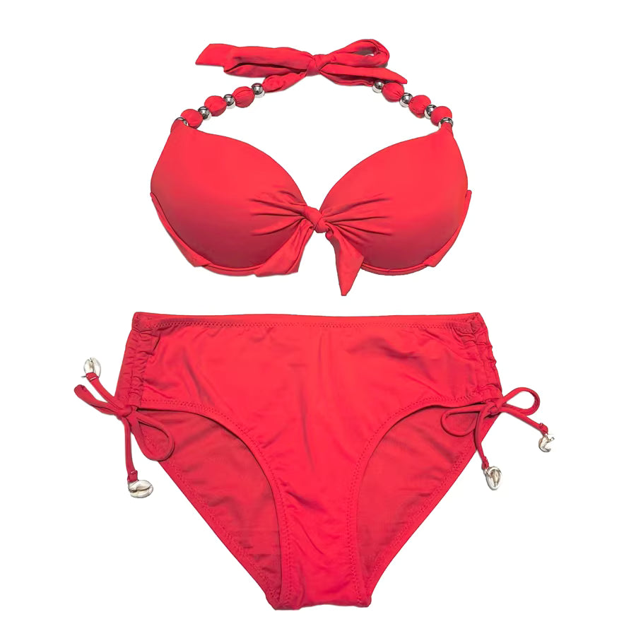 Maillot de Bain Année 60 Vintage Rouge
