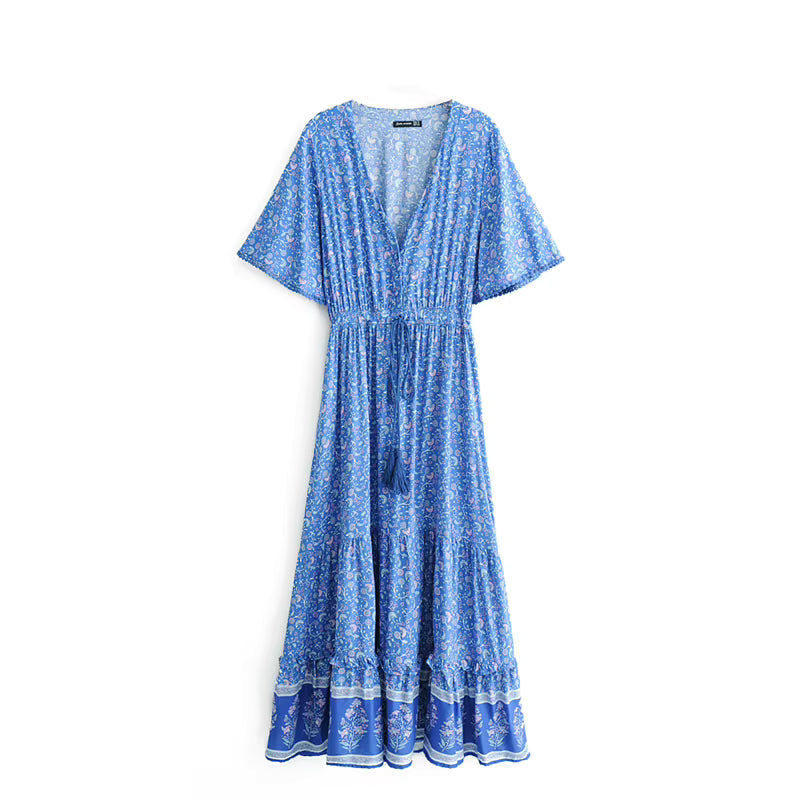 Robe Années 70 Hippie Peace & Love