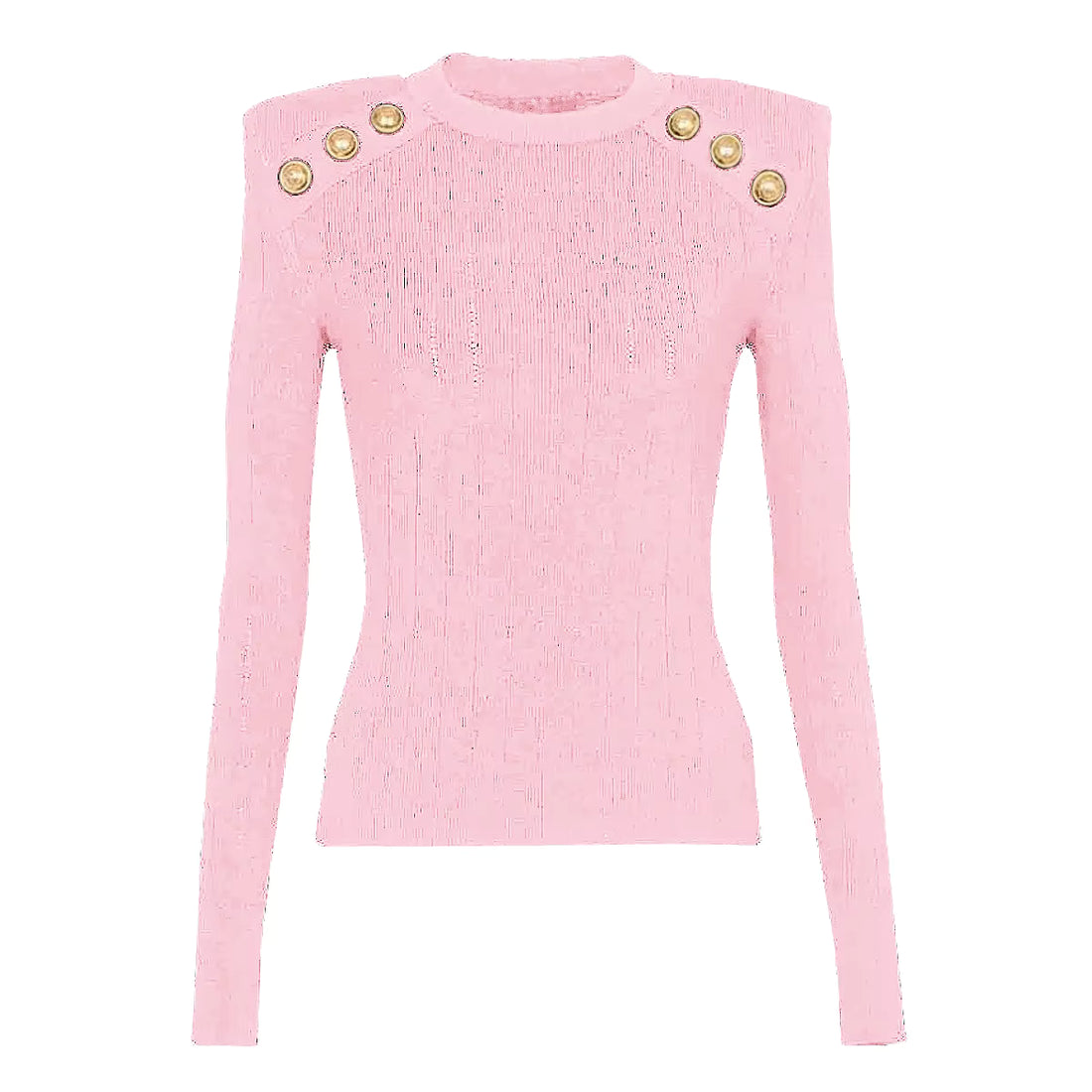 Pull Vintage Manches Longues Rose