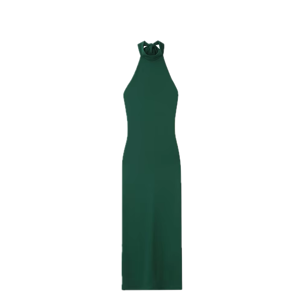 Robe Années 40 Vert