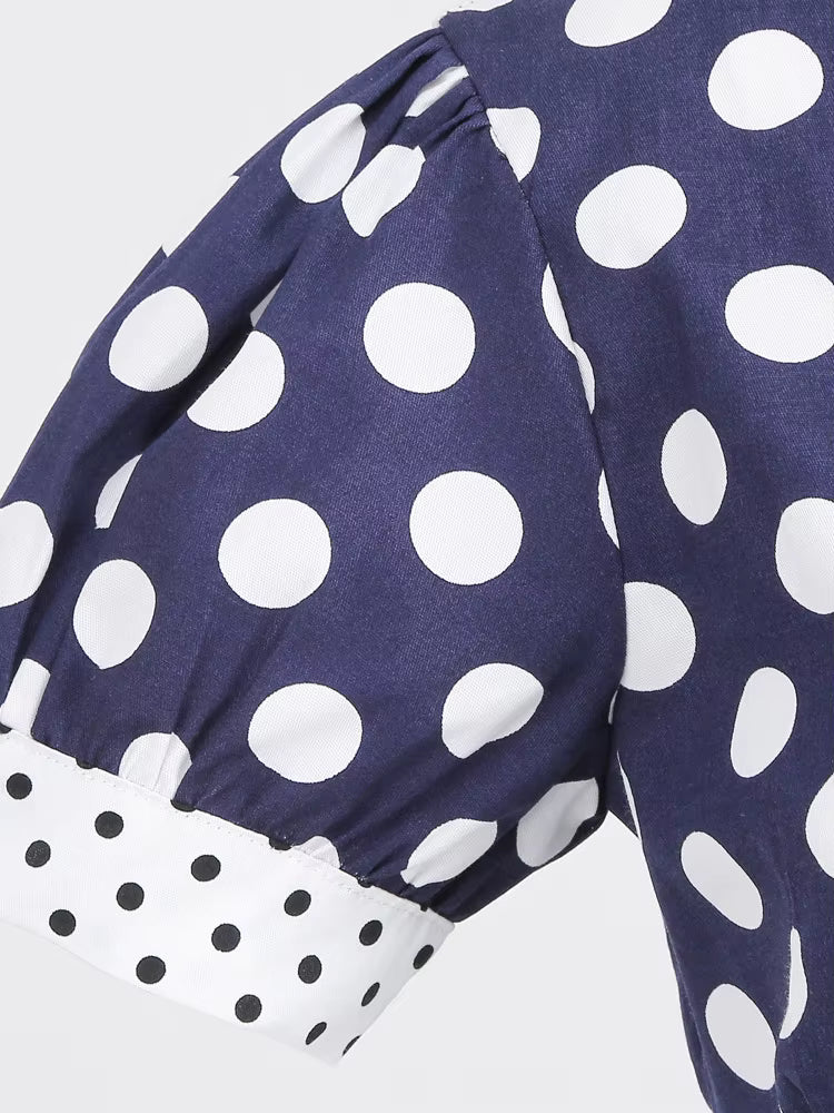 Robe Guinguette a Pois
