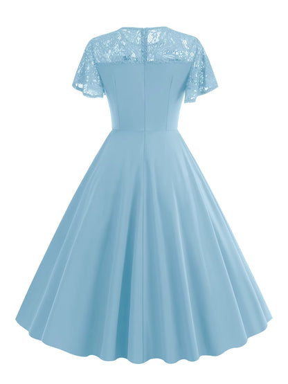 Robe Guinguette Bleue