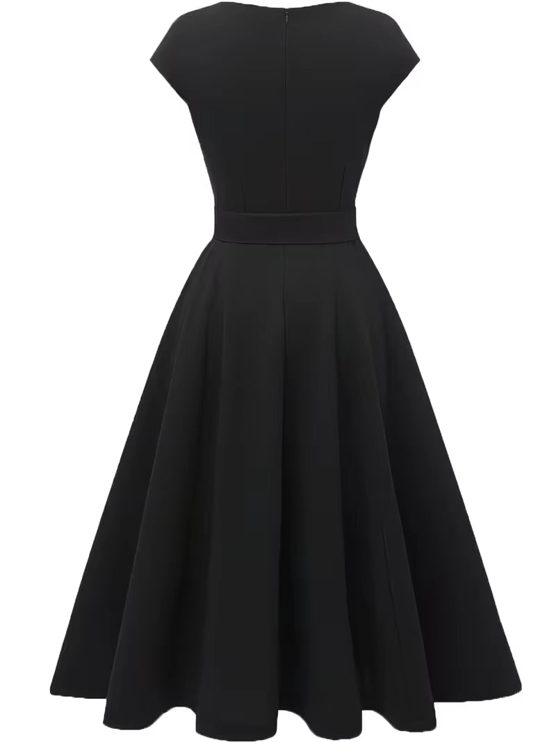 Robe Année 50 Chic Noire