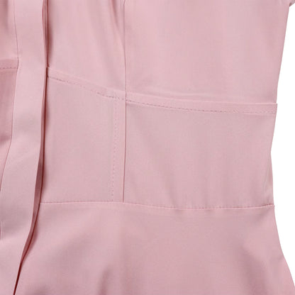 Robe Années 40 Rose Longue