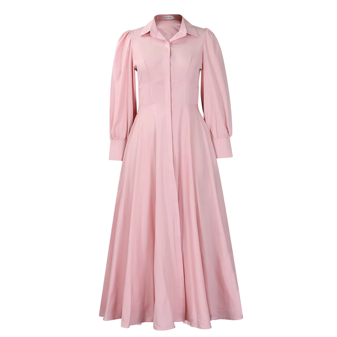 Robe Années 40 Rose Longue